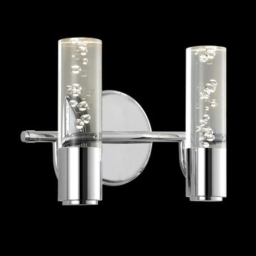 Bolha Minimalist Modern Bubble Acrylic/Iron Integrated LED Vanity Light - JONATHAN Y